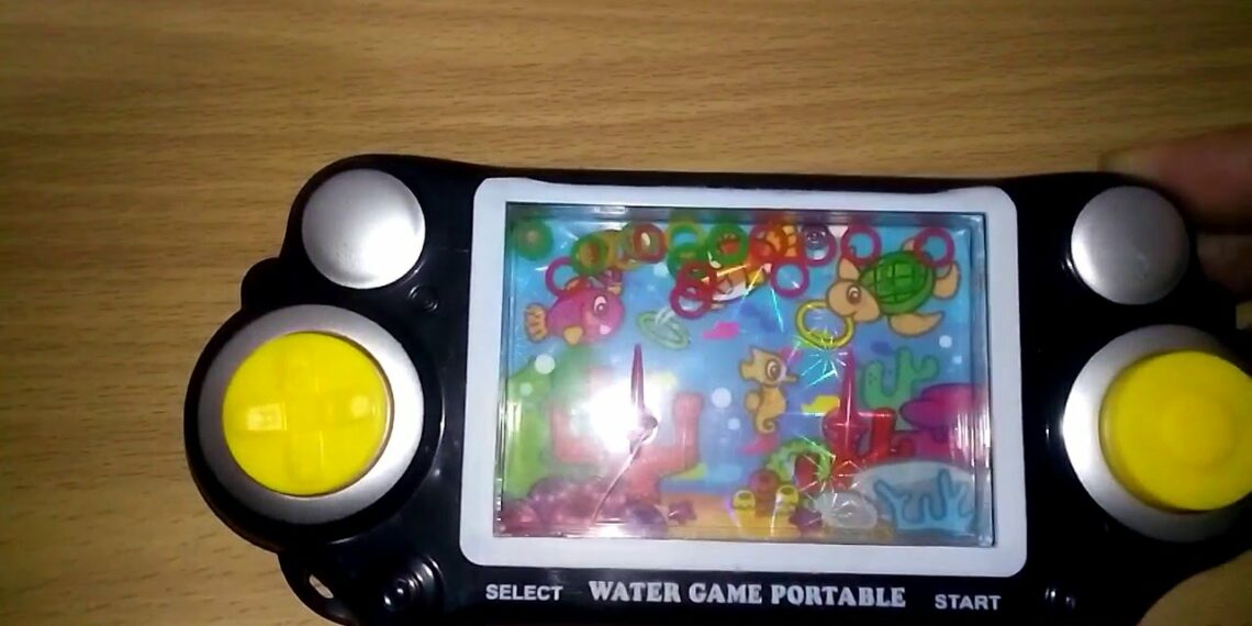 最新ゲーム機　水中輪投げゲーム　sony Psvita風