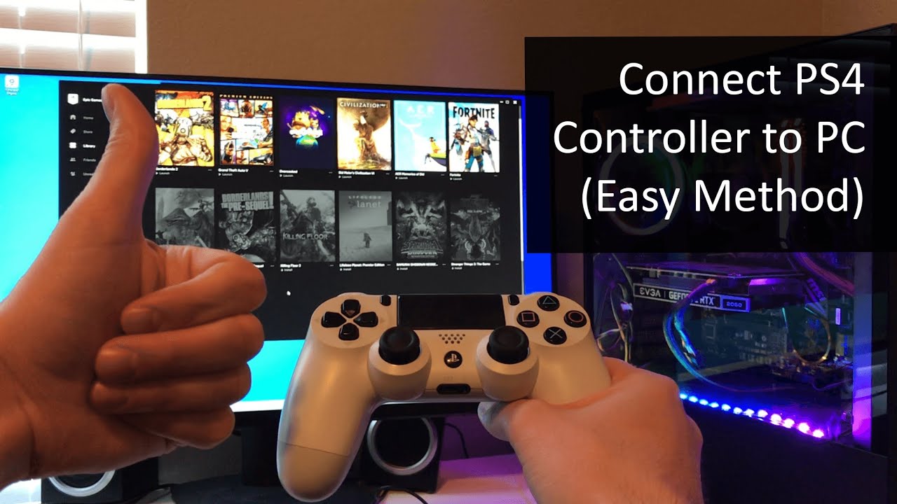 How to Connect PS4 Controller to PC [Easy Method] yuyurara