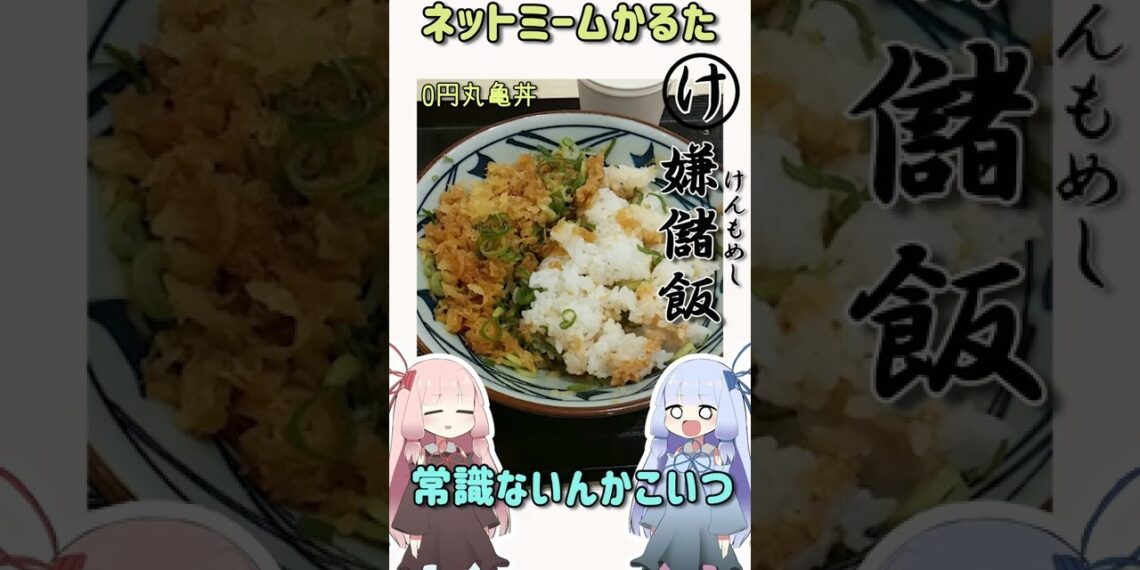 ネットミームかるた#09嫌儲飯#Shorts