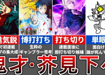 【呪術廻戦の作者】芥見下々先生の経歴｜新進気鋭の鬼才漫画家の人生