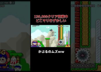 【マリオメーカー2】甲羅壁あてからの装着ムズすぎワロタｗ【面白ネタ】【視聴者コース】[SUPER MARIO MAKER 2] #shorts